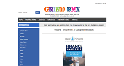 Desktop Screenshot of grindbmx.co.uk